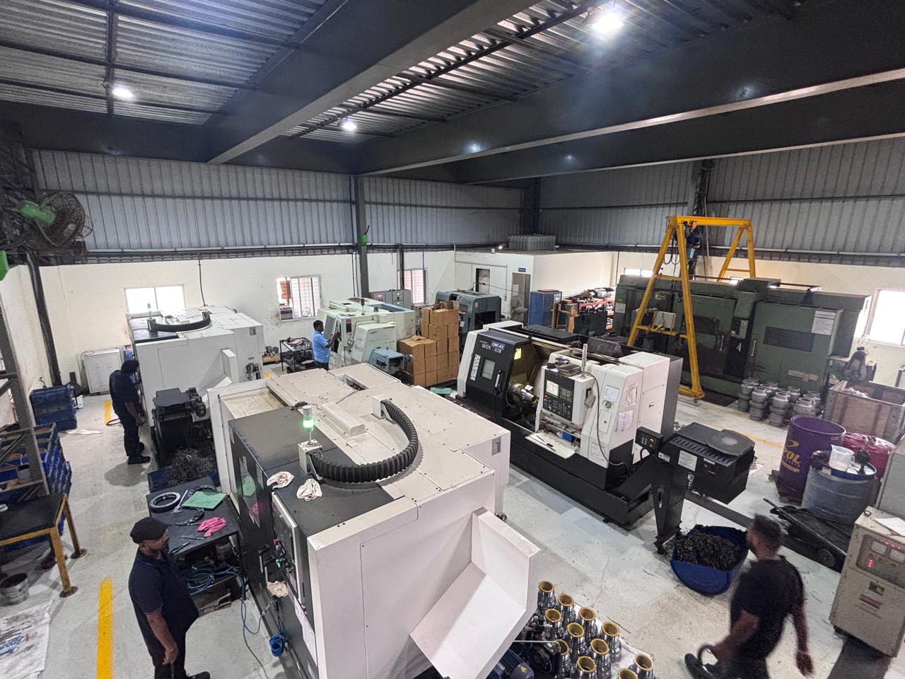 Active CNC Fleet Production Floor